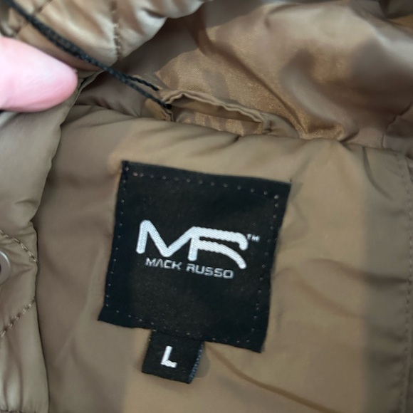 MR Quilted Bomber Jacket in Beige - Picture 7 of 7